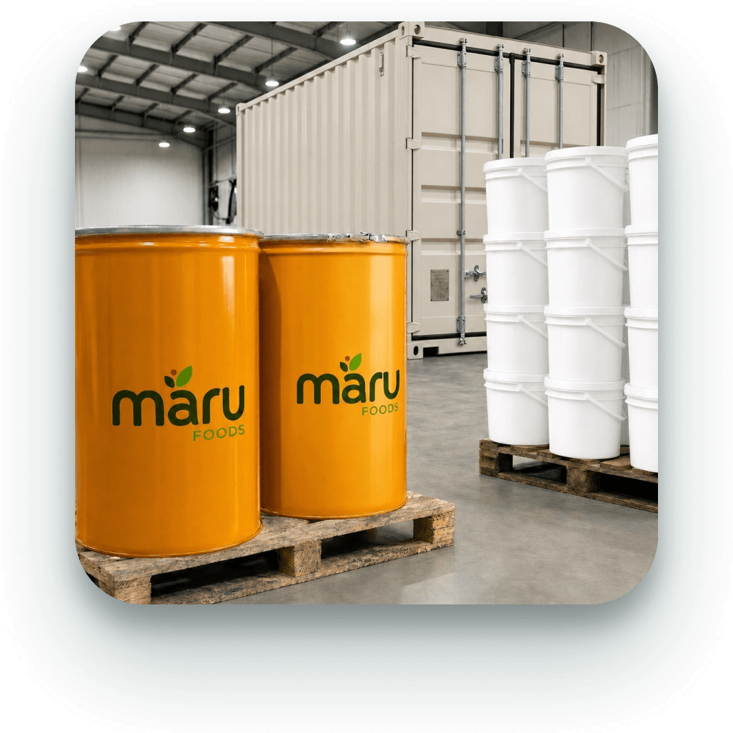 Logística B2B - Cilindros y Bag-in-box Maru Foods